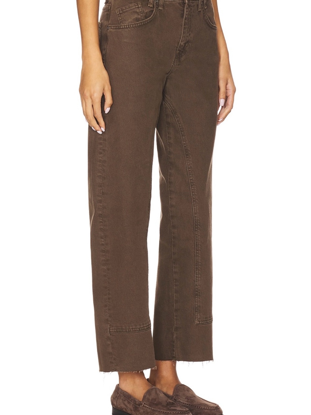 We The Free Risk Taker Straight Pant in Workwear - Picture 3 of 8